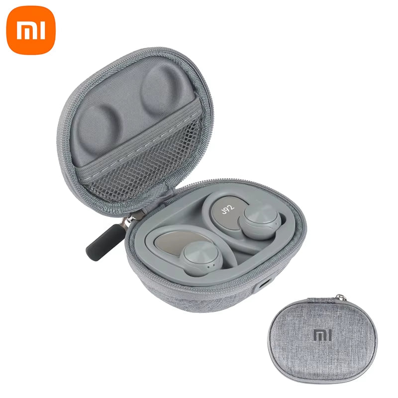 Mi Headphones J92 Earhook Wireless Sports Headphones TWS Headphones with Microphone Carrying Case Touch Control Headphones