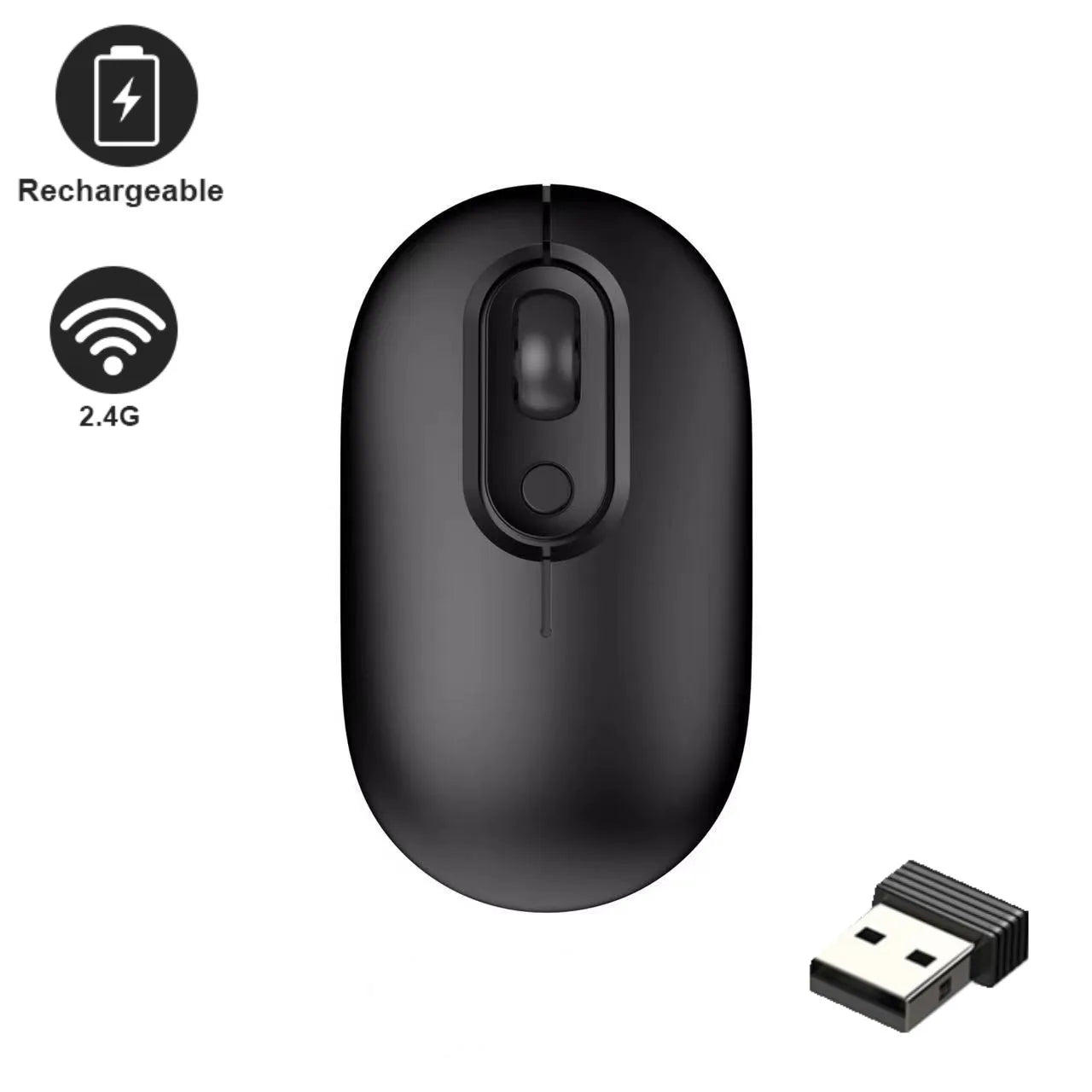 Wireless Mouse Bluetooth RGB Rechargeable Mouse Wireless Computer Silent Mause LED Backlit Ergonomic Gaming Mouse for Laptop PC