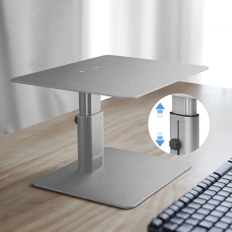 📱 Monitor Stand Riser Metal Ajustable para Escritorio PC Laptop MacBook Nillkin