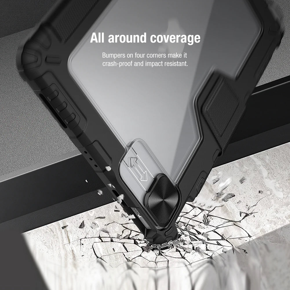 📱 Funda iPad Pro 12.9 2022/2021 Magnética para iPad Pro 11 2022/2021 con Protección de Cámara y Porta Lápiz Nillkin