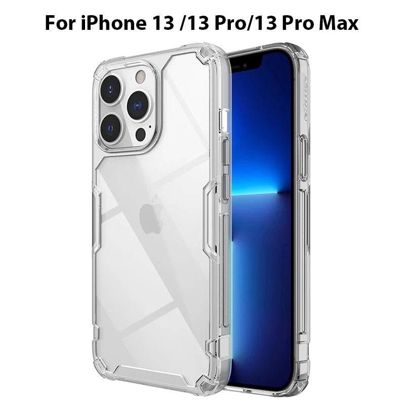 📱 Funda iPhone 16 Pro Max / 15 Pro Max Nature TPU Pro Transparente Nillkin