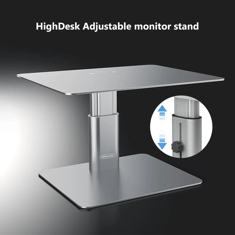 📱 Monitor Stand Riser Metal Ajustable para Escritorio PC Laptop MacBook Nillkin