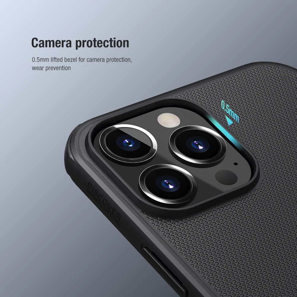 📱 Funda iPhone 15 / 14 / 13 Pro Max | Frosted Shield Pro PC Mate Ultrafina | Nillkin