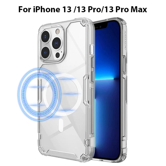 📱 Funda iPhone 15 / 14 Pro Max | Nature TPU Transparente Suave | Nillkin