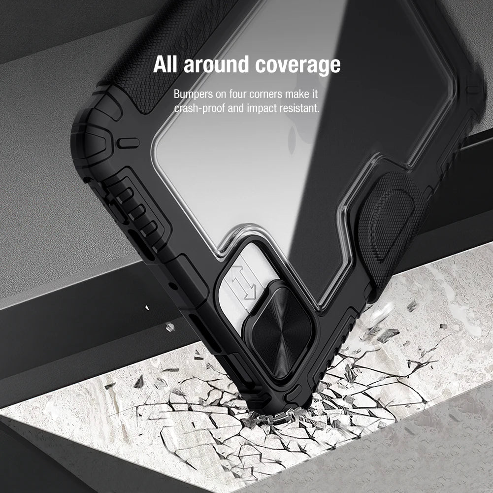 📱 Funda iPad mini 7 2024 + mini 6 2021 Cámara y Lápiz Magnética Smart Cover Nillkin