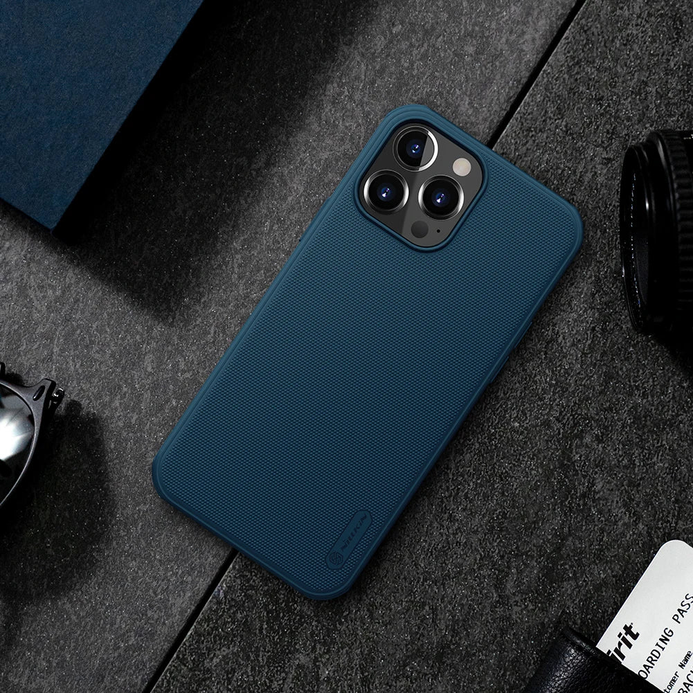 📱 Funda iPhone 15 / 14 / 13 Pro Max | Frosted Shield Pro PC Mate Ultrafina | Nillkin