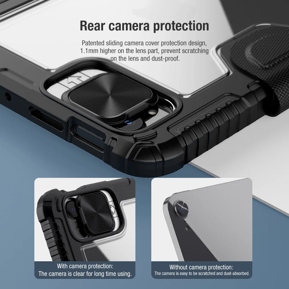 📱 Funda iPad mini 7 2024 + mini 6 2021 Cámara y Lápiz Magnética Smart Cover Nillkin