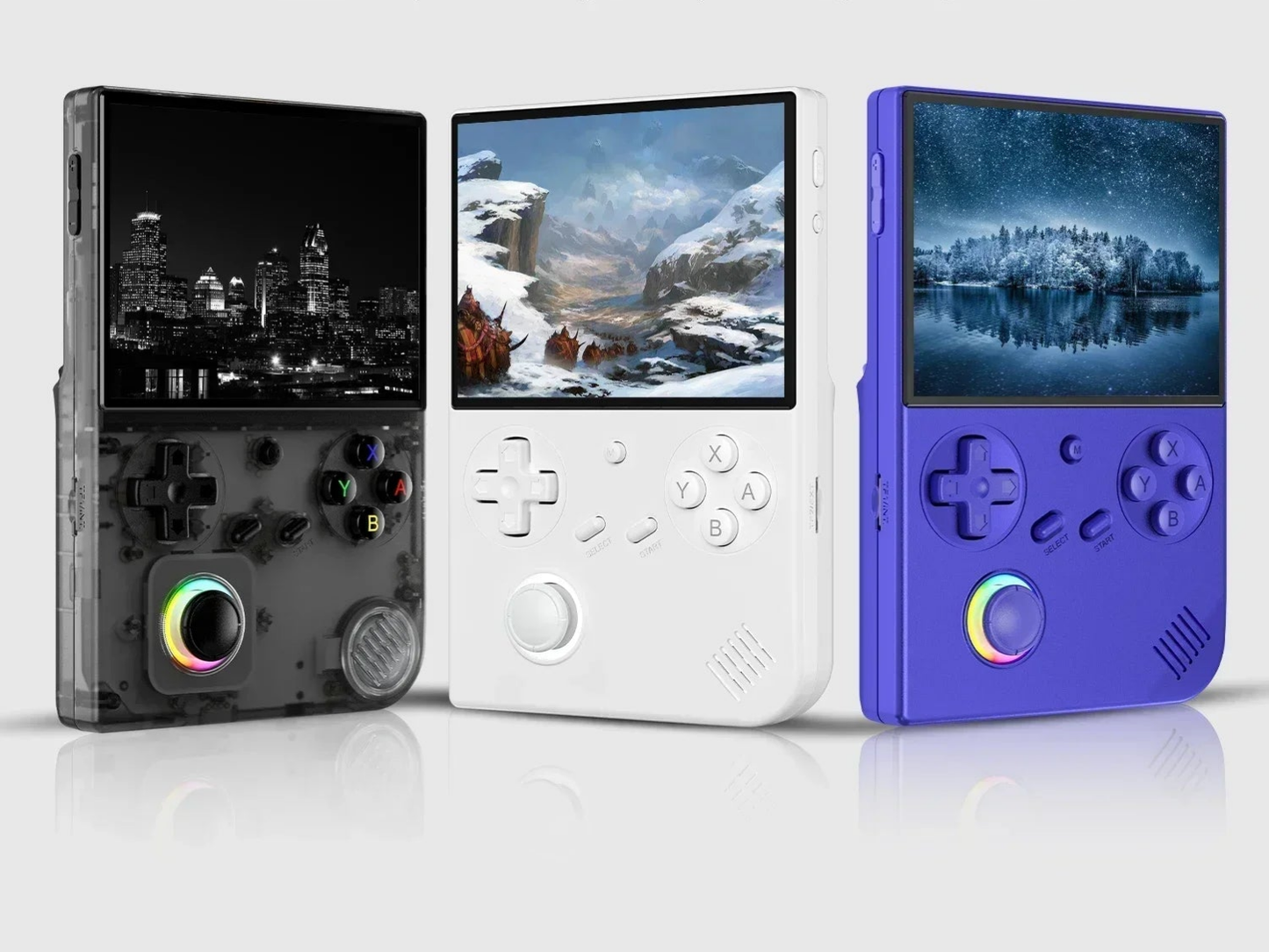 🎮 ANBERNIC RG40XXV Consola Retro Portátil | Pantalla IPS 4'' | Joystick + Iluminación RGB | Salida de Video + Streaming