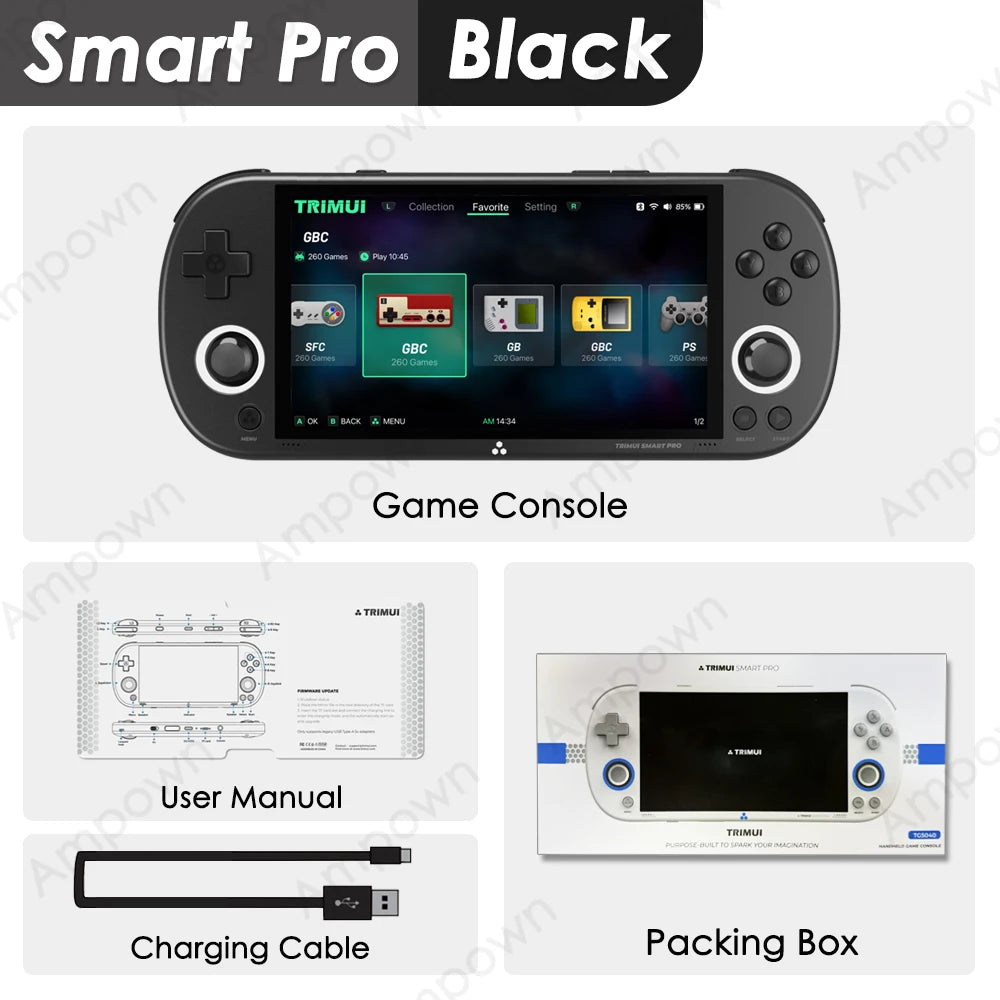 🎮 Trimui Smart Pro Consola Retro Portátil | Pantalla IPS 4.96'' | Sistema Linux