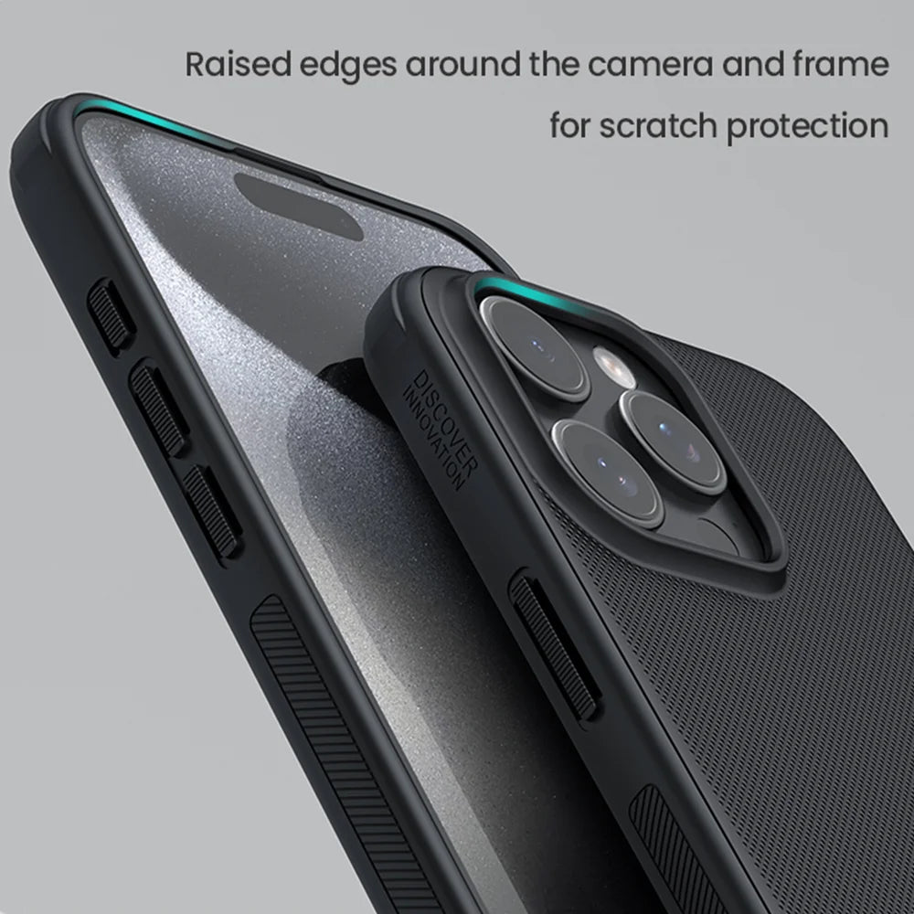 📱 Funda iPhone 16 / 16 Pro | Super Frosted Shield Pro Magsafe con Carga Inalámbrica | Nillkin