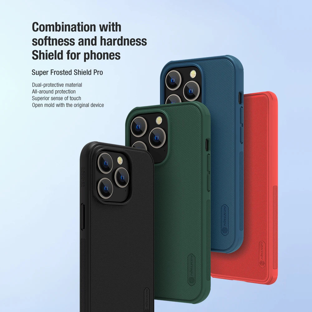 📱 Funda iPhone 16 Pro Max / 15 Pro Max Frosted Shield Pro PC Mate Nillkin