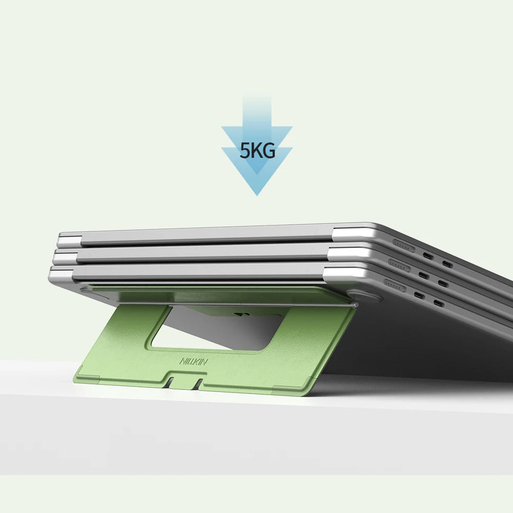 📱 Soporte Portátil Plegable de Cuero 13-16" Ajustable para Macbook Nillkin