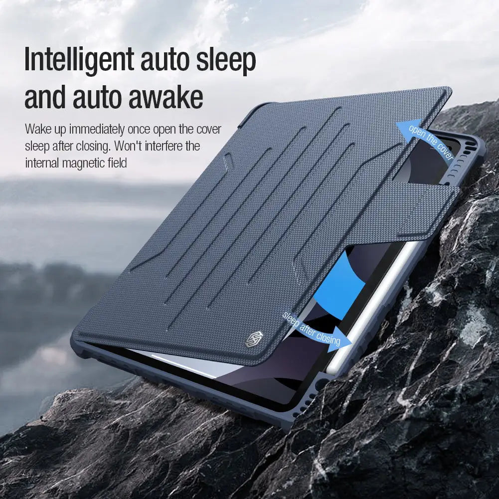 📱 Funda iPad Pro 12.9 / Air 13 / Air 11 / iPad 10ª Gen | Multifuncional con Cierre Magnético | Nillkin