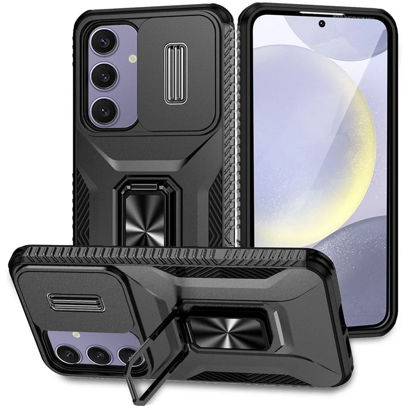📱 Funda Galaxy S24 Ultra/S24 Plus/S24 FE | Protege cámara, diseño híbrido anticaídas