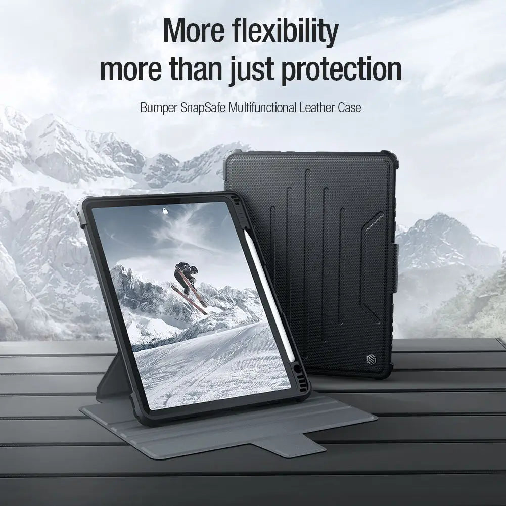 📱 Funda iPad Pro 12.9 / Air 13 / Air 11 / iPad 10ª Gen | Multifuncional con Cierre Magnético | Nillkin