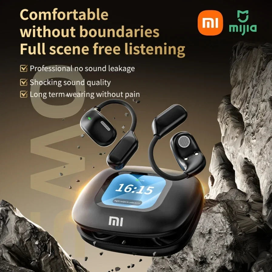 🎧 Xiaomi LX-80 OWS Auriculares inalámbricos con pantalla táctil a color, ANC, largo alcance y reducción de ruido para gaming