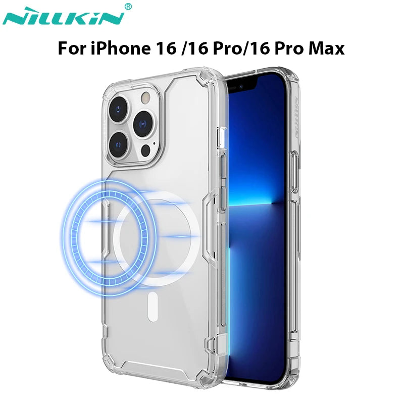 📱 Funda iPhone 16 Pro Max / 15 Pro Max Nature TPU Pro Transparente Nillkin
