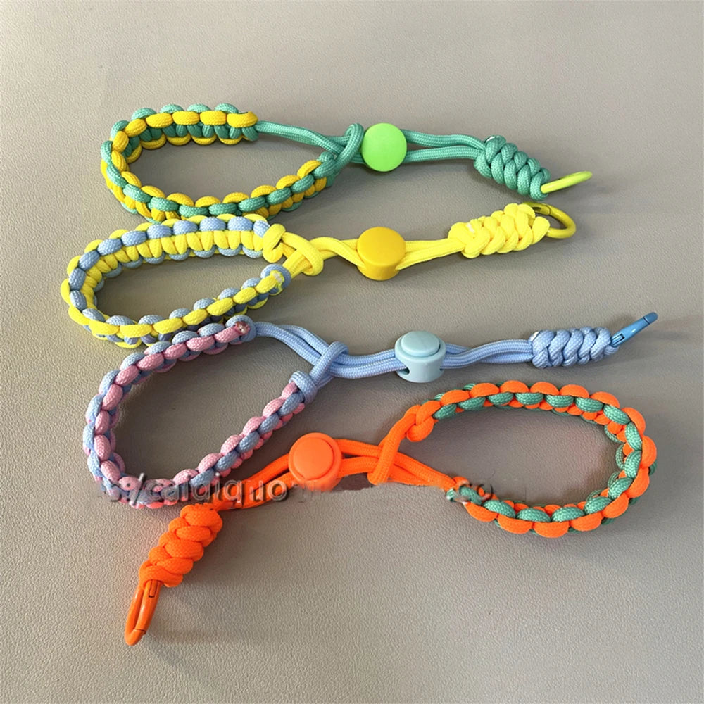 🎀 Lanyard Estiloso Tejido a Mano – Correa gruesa y duradera para la muñeca, ideal para celular, deporte o actividades al aire libre