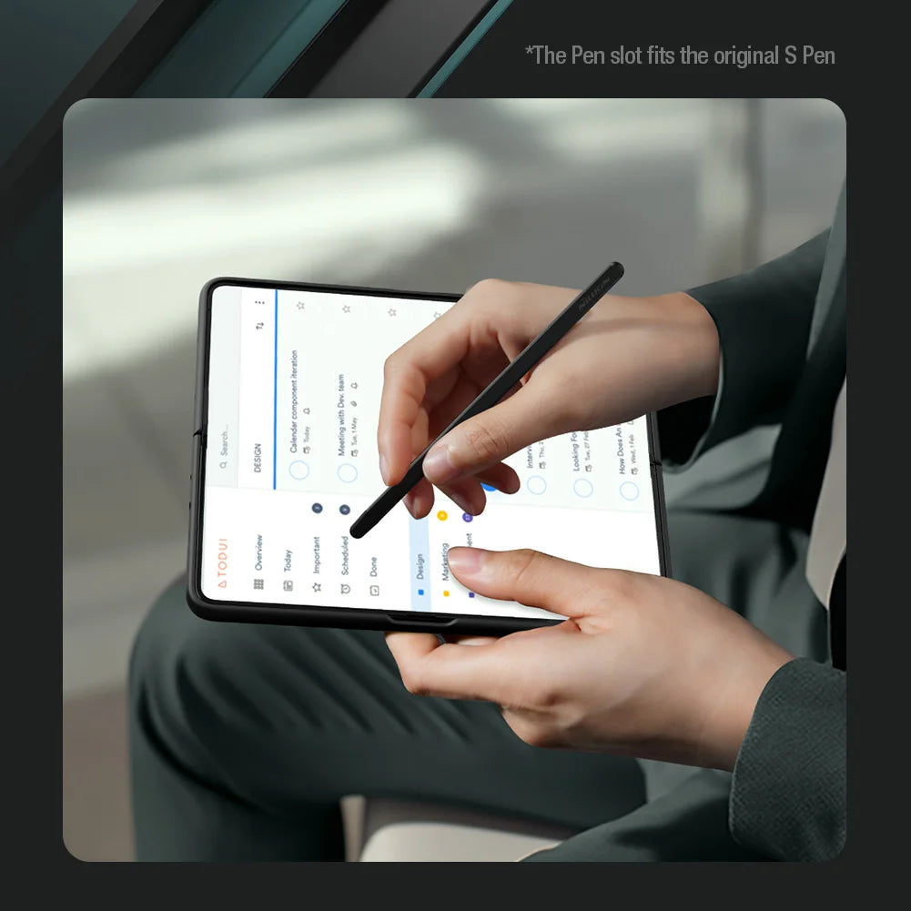 📱 Funda Galaxy Z Fold 6 5G con S Pen Stylus Flex Pure Plegable Liquid Silicone Cover Nillkin