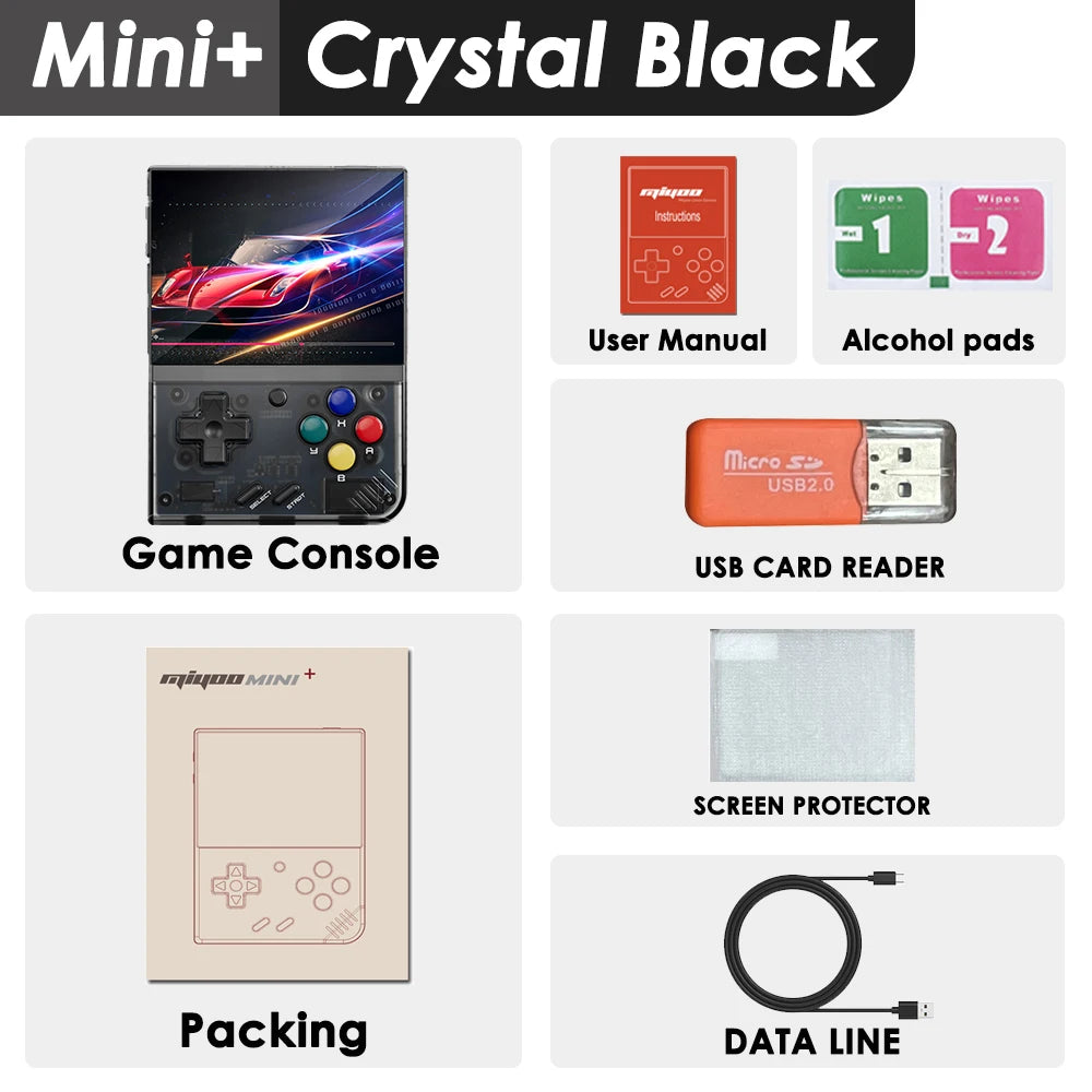 🎮 MIYOO Mini Plus V2 Consola Retro Portátil | Pantalla IPS | Sistema Linux