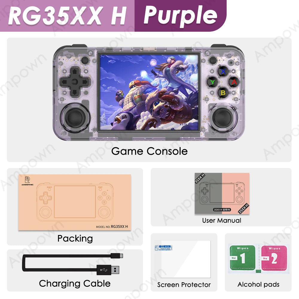 🎮 ANBERNIC RG35XX H – Consola Retro Portátil con Pantalla IPS 3.5"