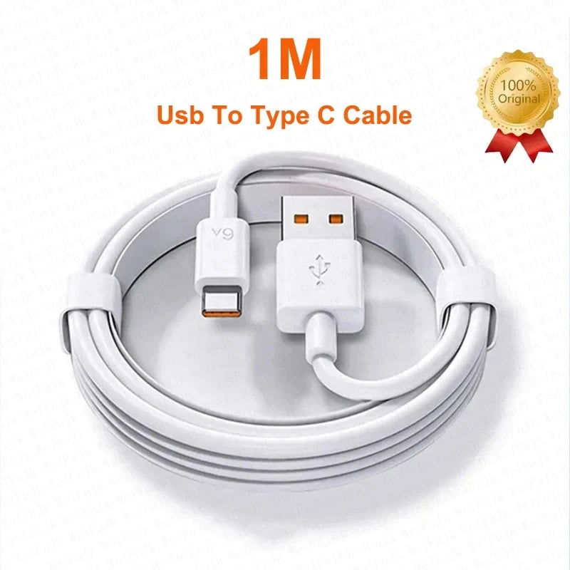 ⚡ Xiaomi 120W Turbo Charger – Cargador Rápido con Cable Tipo C para Xiaomi, Redmi y POCO