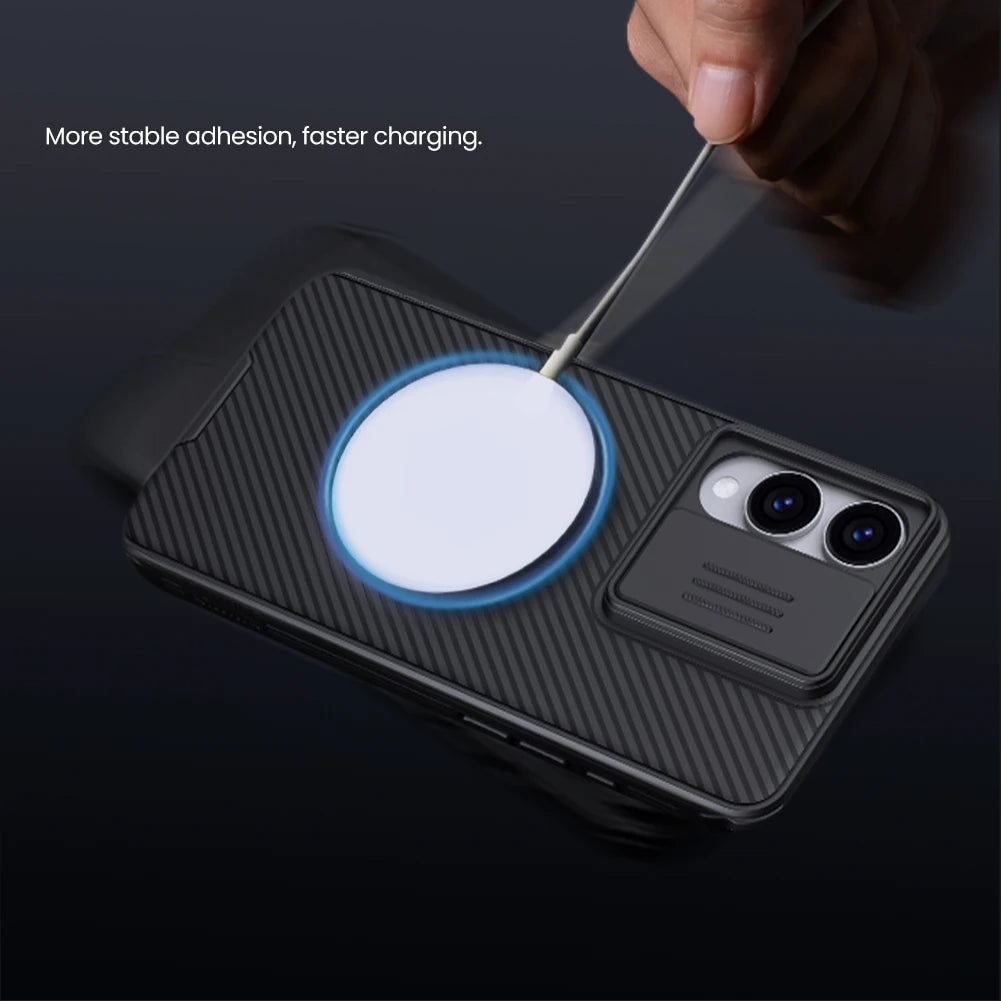 📱 Funda Galaxy S25 Edge | CamShield Pro Magsafe con Carga Inalámbrica | Nillkin