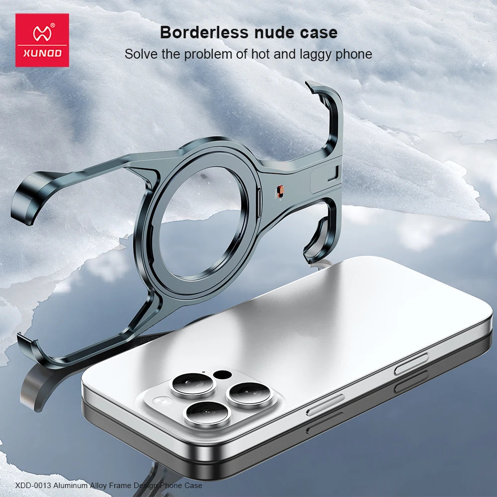 📱 Marco Protector de Aleación de Aluminio para iPhone 16 Pro / 16 / 15 Pro Max