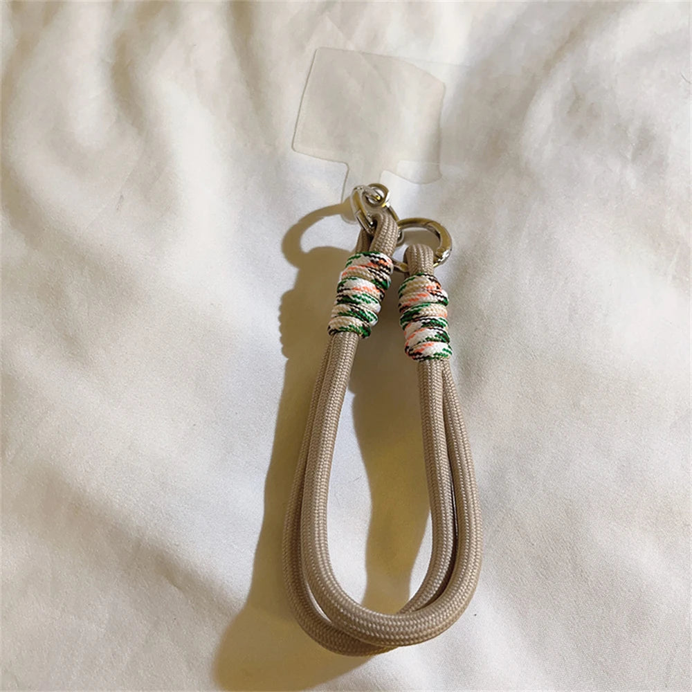 🎀 Lanyard Creativo Trenzado – Cuerda con nudo para celular, llaves o auto, accesorio DIY con estilo para mujeres
