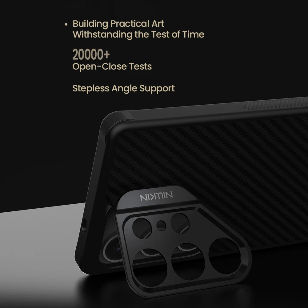 📱 Funda Galaxy S25 Ultra | Aramida Magsafe con Soporte Antigolpes | Nillkin