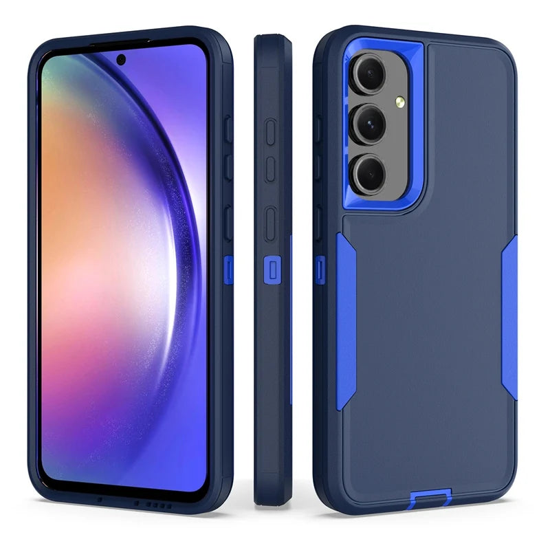 📱 Funda Galaxy S24 FE/S24 Ultra/S24 Plus | Bumper híbrido mate, diseño antigolpes