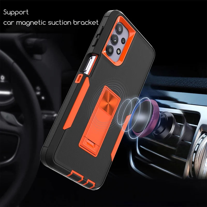 📱 Funda Galaxy A32 5G | Shockproof con soporte magnético tipo kickstand