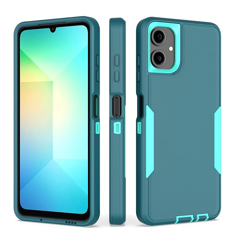📱 Funda Galaxy A06 4G/5G/A16/A26/A36/A56 | Goma silicona estilo rugged ultra resistente