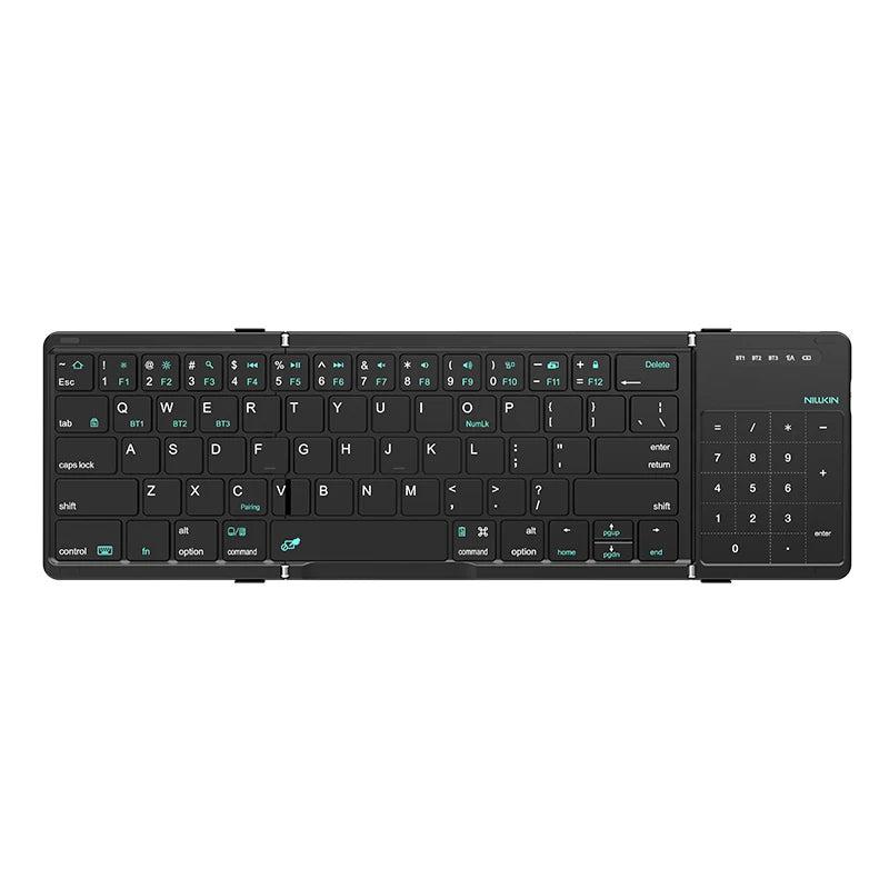 📱 Teclado Bluetooth Plegable con Touchpad + Smartphone/PC/Tablet Nillkin