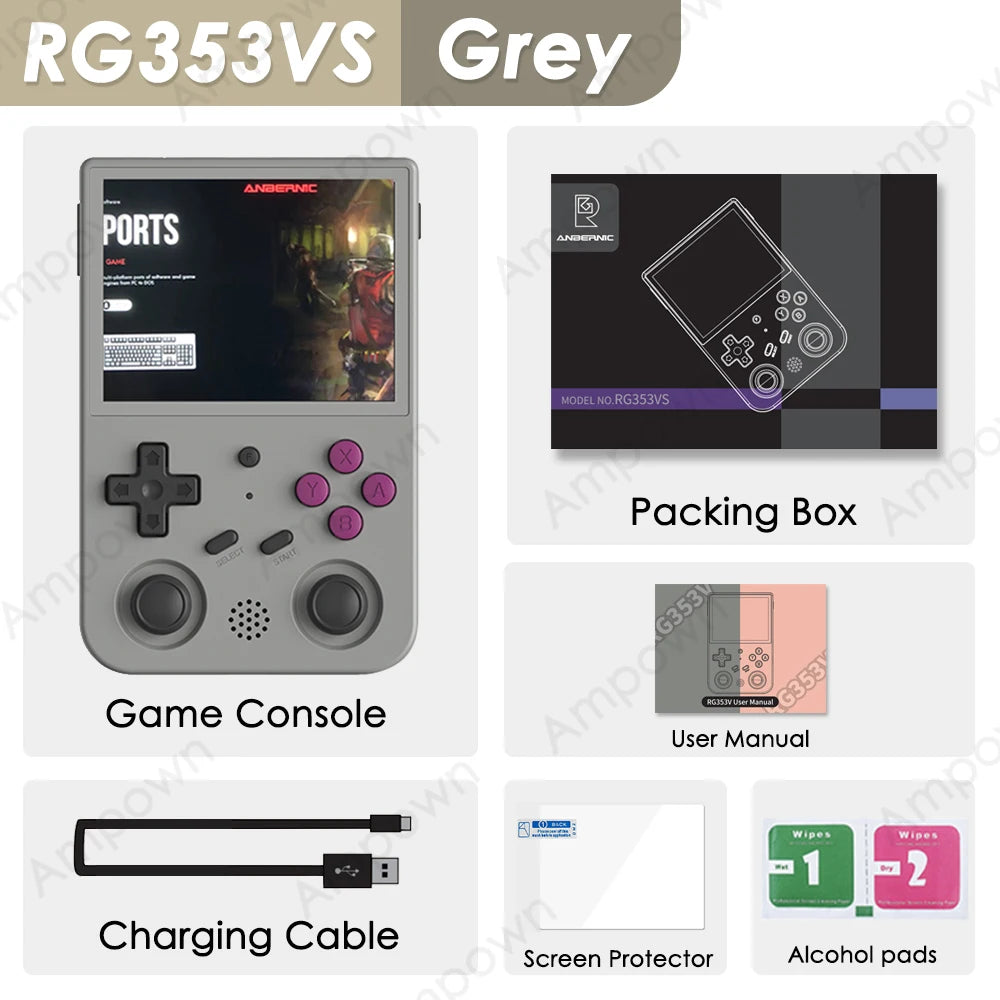 🎮 ANBERNIC RG353V / RG353VS Consola Portátil Retro | Pantalla IPS 3.5'' + HDMI | Linux + Android