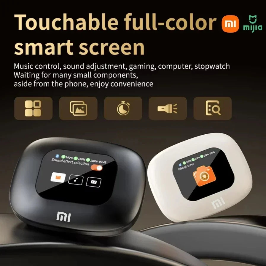 🎧 Xiaomi LX-80 OWS Auriculares inalámbricos con pantalla táctil a color, ANC, largo alcance y reducción de ruido para gaming