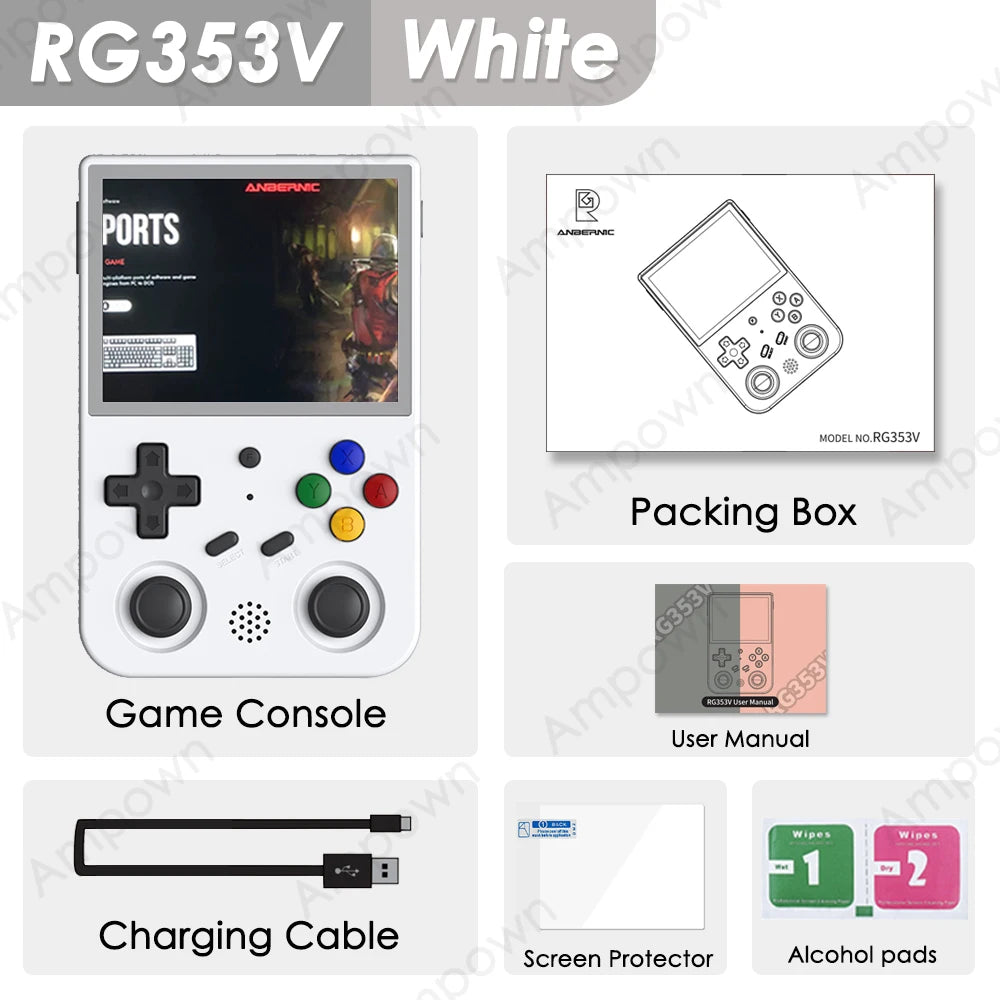 🎮 ANBERNIC RG353V / RG353VS Consola Portátil Retro | Pantalla IPS 3.5'' + HDMI | Linux + Android