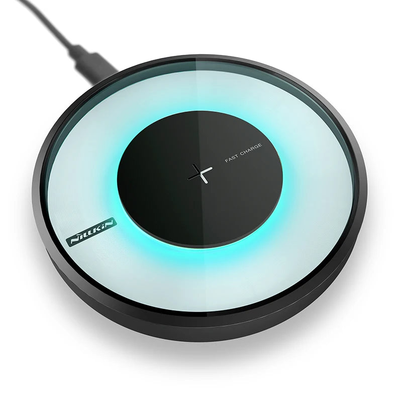 📱 Cargador Inalámbrico Qi 10W para iPhone 13 12 Pro Max Xs y Samsung Xiaomi Huawei Nillkin