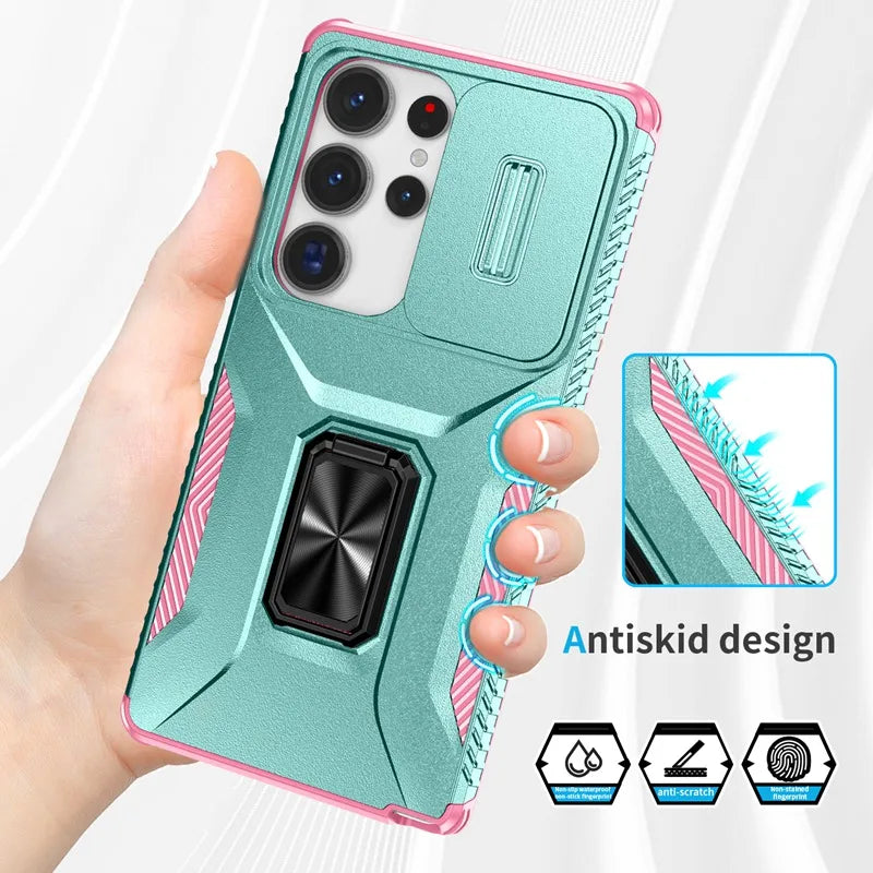 📱 Funda Galaxy S22 Plus/S22 Ultra | Híbrida mate shockproof con refuerzo completo