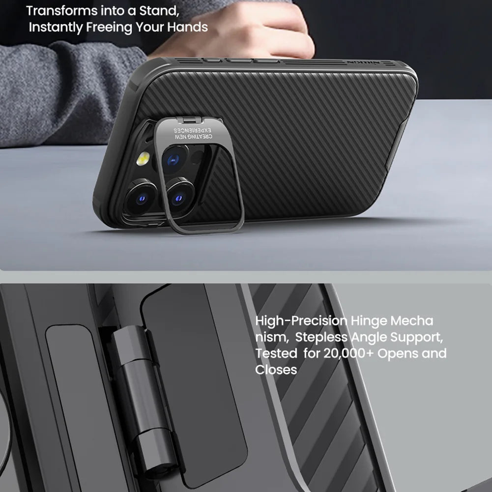 📱 Funda iPhone 16 Pro Max | CamShield Prop Magsafe Antigolpes con Lente Protegido | Nillkin