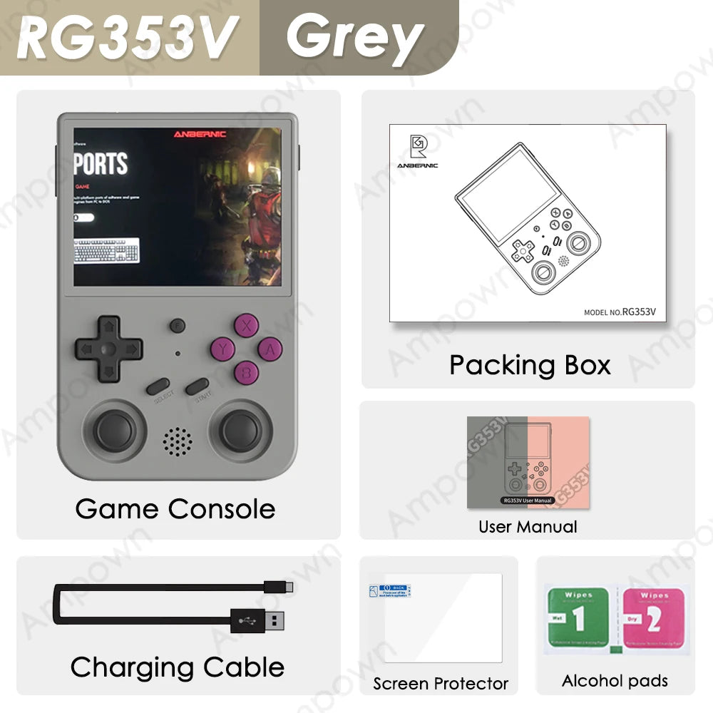 🎮 ANBERNIC RG353V / RG353VS Consola Portátil Retro | Pantalla IPS 3.5'' + HDMI | Linux + Android