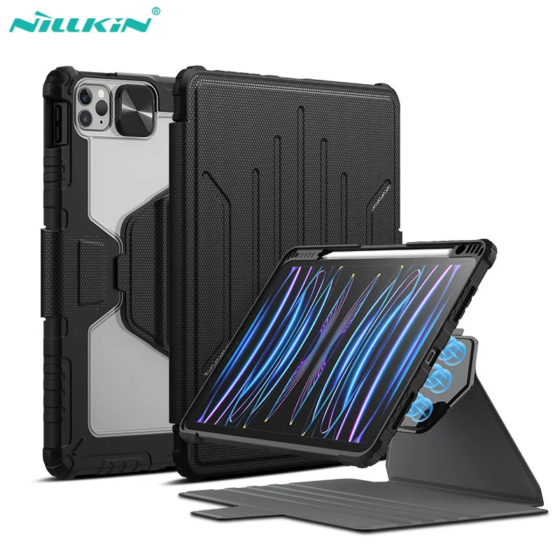 📱 Funda iPad Pro 12.9 / Air 13 / Air 11 / iPad 10ª Gen | Multifuncional con Cierre Magnético | Nillkin