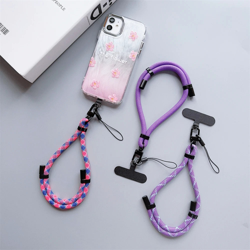 🎀 Lanyard Floral – Cinta para cuello con diseño de flores y plantas, ideal para llaves, celular o identificaciones