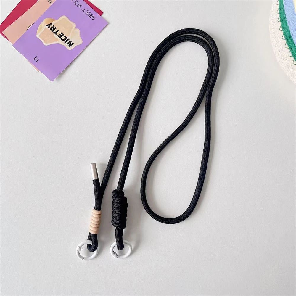 🎀 Lanyard Cruzado Ajustable y Colorido – Correa de hombro trenzada con llavero, ideal como regalo para mujeres y hombres
