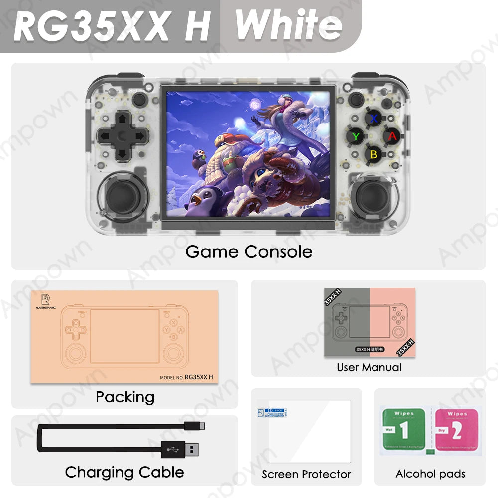 🎮 ANBERNIC RG35XX H – Consola Retro Portátil con Pantalla IPS 3.5"