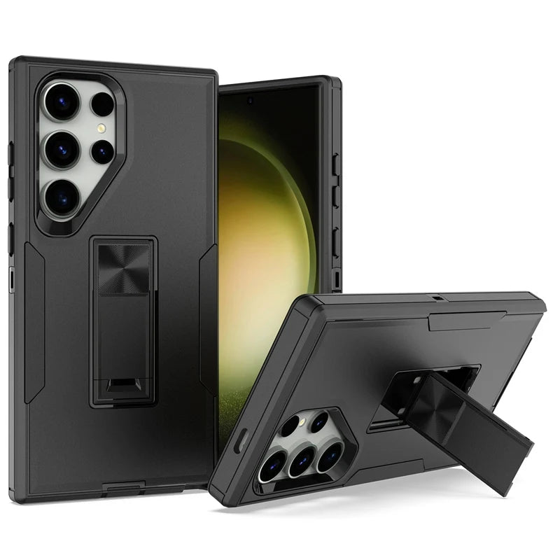 📱 Funda Galaxy S24/S24 Plus/S24 Ultra | Bumper híbrido mate con protección de cámara
