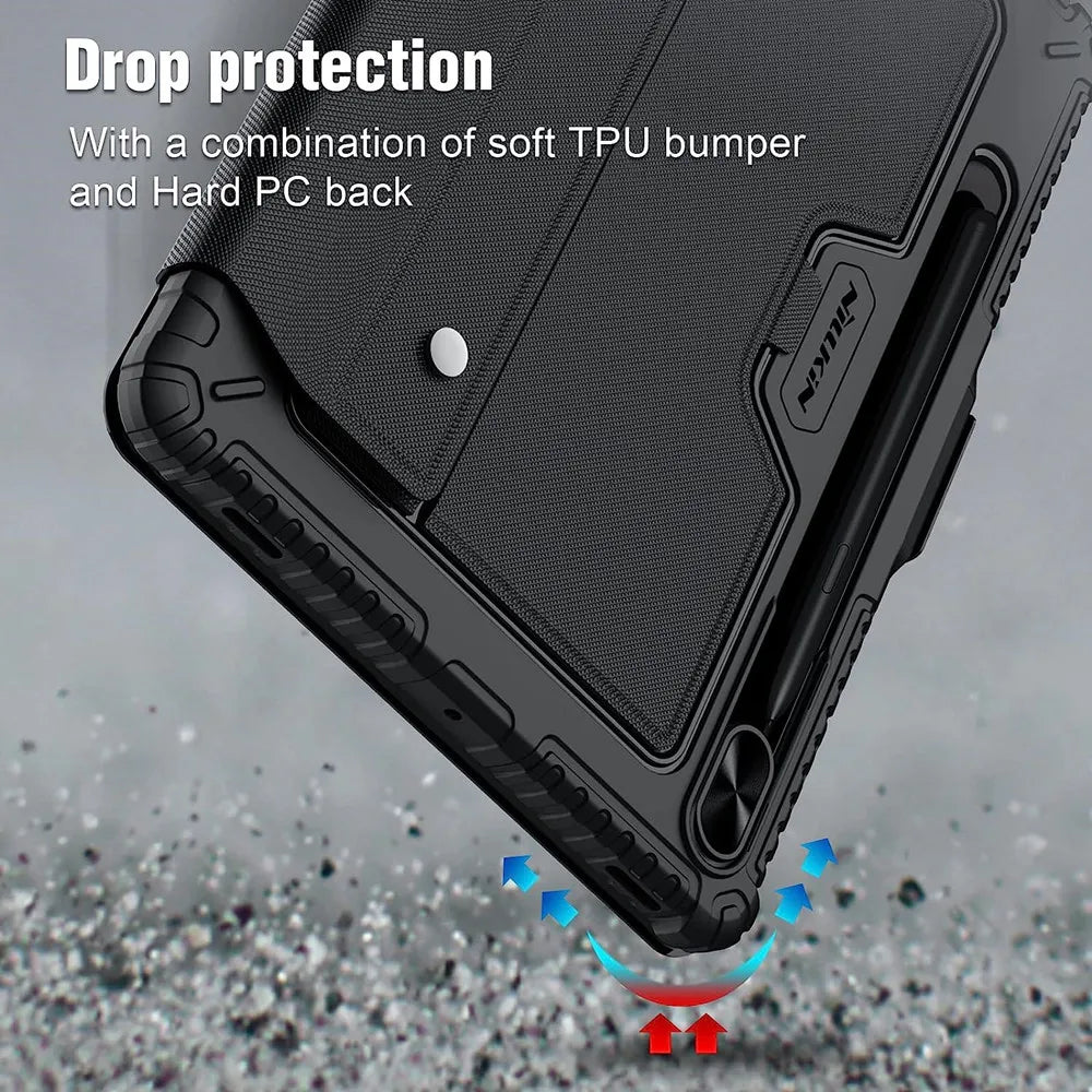 📱 Funda Teclado Retroiluminado iPad Pro 13 / 11 2024 / Air 13 M2 / iPad 10ª Gen | Magic Keyboard con Protección de Lente | Nillkin