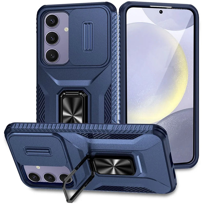 📱 Funda Galaxy S24 Ultra/S24 Plus/S24 FE | Protege cámara, diseño híbrido anticaídas