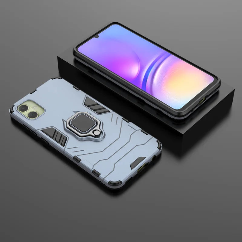 📱 Funda Galaxy A10s/A20s/A30s/A40/A50s/A60/A70s/A80/A82/A90/A8 Plus/A9/A7 2018 | Armor Ring delgada y rígida con soporte