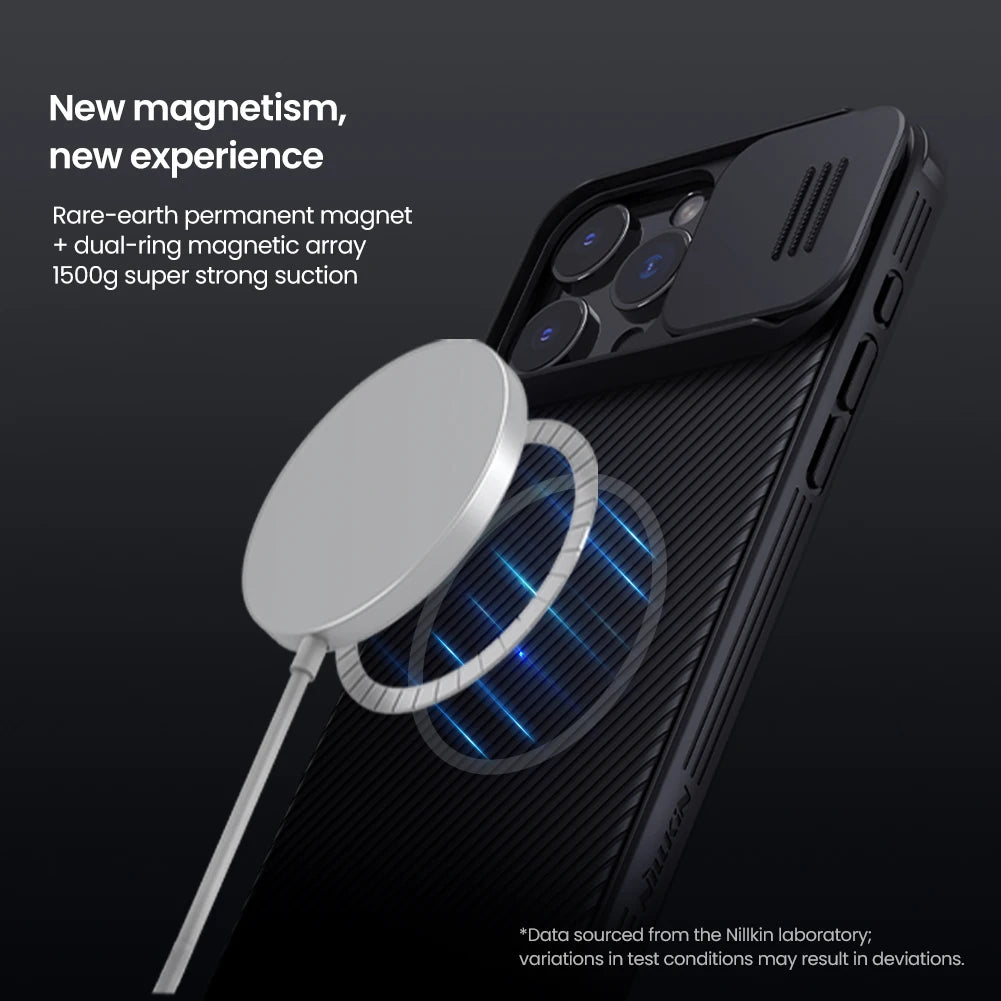 📱 Funda iPhone 16 / 16 Pro | CamShield Pro Magsafe con Protección Deslizante de Lente | Nillkin